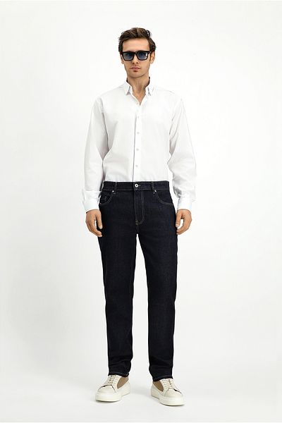 Kiğılı Long Sleeve Classic Patterned Cotton Shirt
