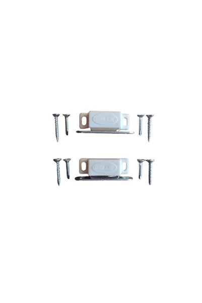 SOLIDON Set 2 magneți albi pentru plase de insecte și uși de mobilă