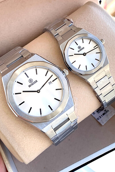 Homies Orijinal 2 Yıl Garantili Kutulu Çelik Erkek Kadın Çift Sevgili Kol Saati