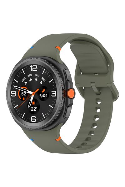 redmud teknoloji Soft Anti-Sweat Silicone Band Sports Strap Compatible with Samsung Galaxy Watch 8 Classic (40Mm/44Mm)