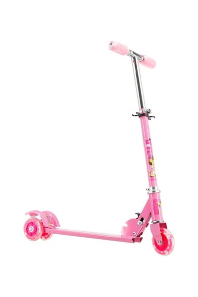 rexa سكوتر ركل قابل للطي - وردي - خفيف الوزن للأطفال - 62 × 65 × 32 سم