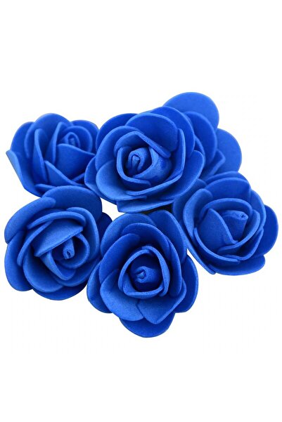 OEM Set de 100 de trandafiri din spumă, 3 cm, albaștri