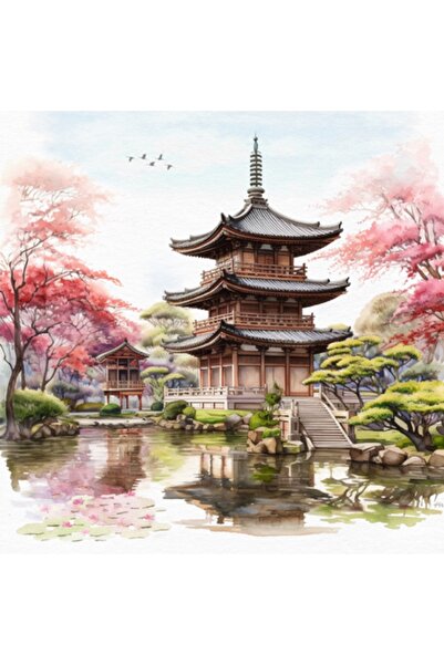 Ti Flair JARDIN JAPONAIS DESENLİ KAĞIT PEÇETE