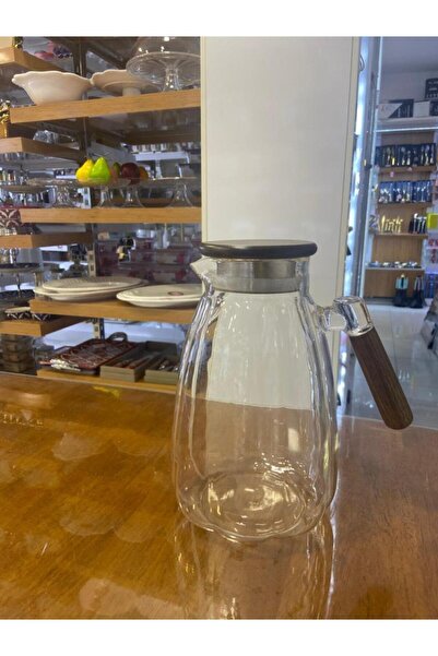 ÇIRPAN EV AKASYA KULPLU CAM SÜRAHİ 1800ML