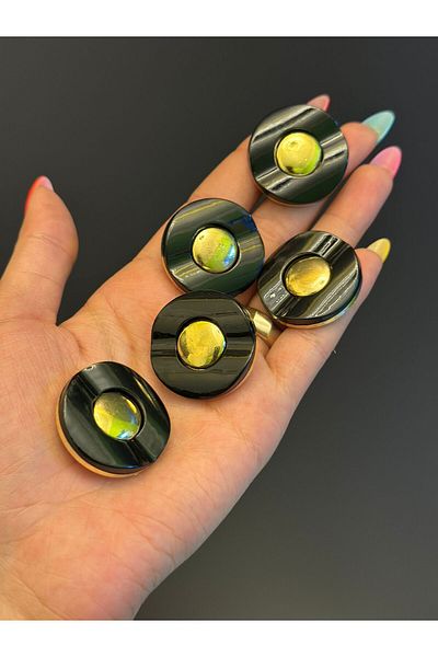 Gönülden Tasarım 5 Pcs 3 cm Button Set
