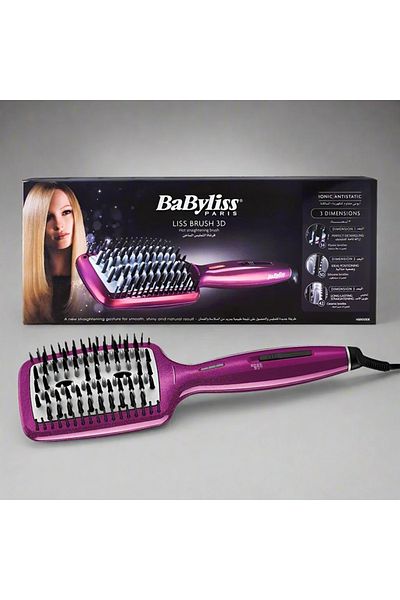 BABYLİSS HSB100E Ionic Hair Straightening Brush (Pink)
