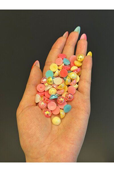 Gönülden Tasarım 60 ΤΕΜ ΠΟΛΥΧΡΩΜΕΣ ΧΑΝΤΡΕΣ ΣΕΤ 1 CM