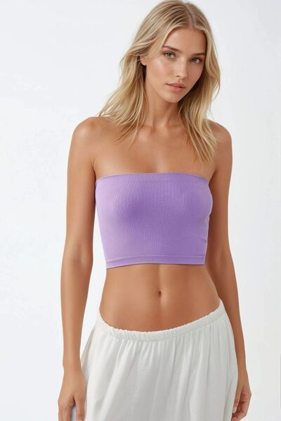 Hiccup Slim Fit Straplez Kısa Üst