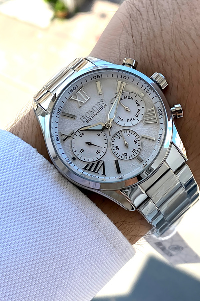 Homies ساعة يد رجالية أصلية من الفولاذ مع ضمان لمدة عامين مع صندوق وسوار هدية