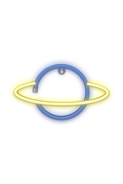 SOHO Decoratiune LED pentru perete cu lumina galben-albastra in forma de Plan...