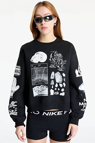 Nike ACG „Tuff Fleece” Hanorac oversize pentru femei Therma Fit Crew Hanorac oversize pentru femei S