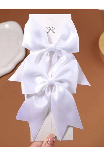 Pastel MONA LIZA Σατέν Πόρπη Φιόγκος 2 Τεμάχια Πόρπη, Γυναικεία Πόρπη, Παιδική Πόρπη