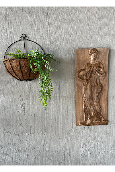 Store Hygieia Şifa Tanrıçası Ahşap Oyma Tablo“mitolojik”