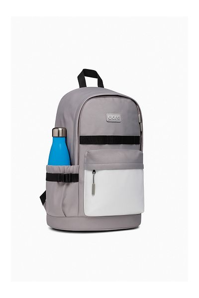 Alone Gray Unisex Laptop Backpack – for School, Travel, Sightseeing and Daily Use
