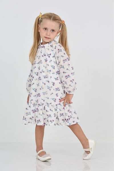 Toontoy Girl's Floral Patterned Dress