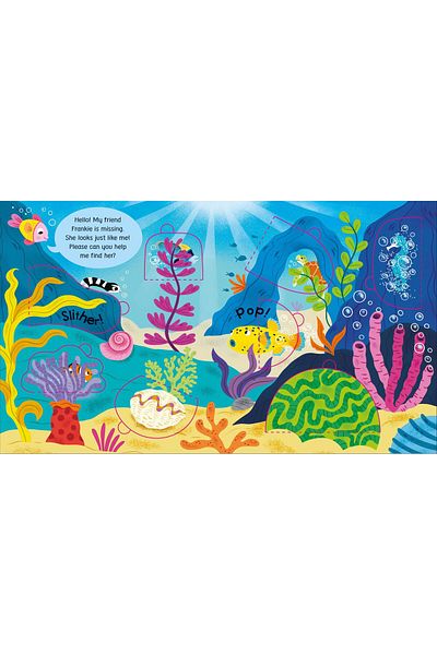 Usborne Children's book, Usborne, My First Lift-the-Flap Spot and Say Under the Sea, 2+ years