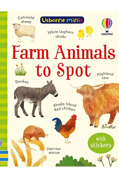 Usborne Children's book, Usborne, Farm Animals to Spot, 6+ years