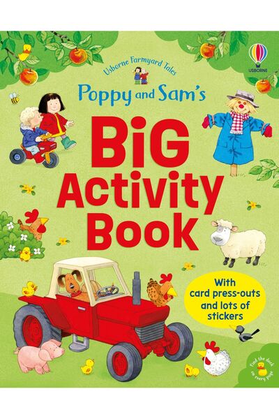Usborne Children's book, Usborne, Poppy and Sam's Big Activity Book, 3+ years