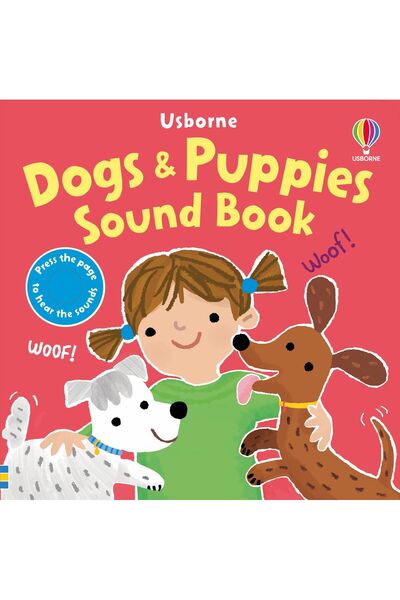 Usborne Children's book, Usborne, Dogs & Puppies Sound Book, 12+ months