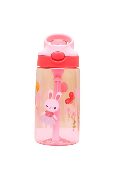 esabela Animal Water Bottle for Kids, 480ml Kids Water Bottle for School, Tritan & PP Water Bottle for Kids