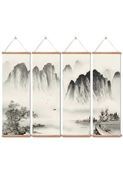 Generic لوحات مناظر طبيعية من شينيورو، ملصقات ومطبوعات للعمارة الصينية القديم...