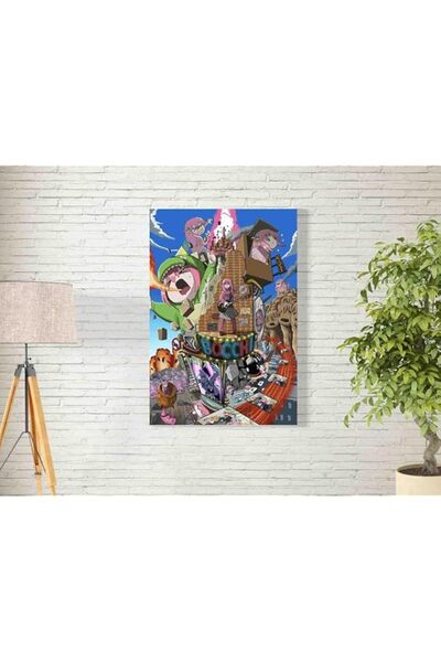 Generic لوحة فنية جدارية من مادة BPA® Bocchi The Rock لتزيين الحائط سهلة التع...