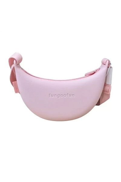 fungoofun Half Moon Casual Crossbody Women’s Shoulder Bag – Stylish Pink Everyday Handbag