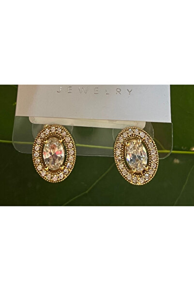 Monalisa Home أقراط ذهبية اللون فاخرة ذات شكل مميز