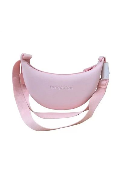 fungoofun Half Moon Casual Crossbody Women’s Shoulder Bag – Stylish Pink Everyday Handbag