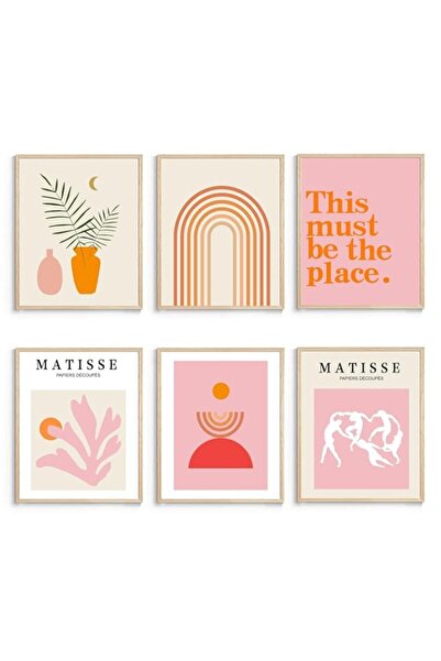 Generic Matisse Wall Art and Boho Wall Prints, Pastel Wall Decor, Unframed, M...