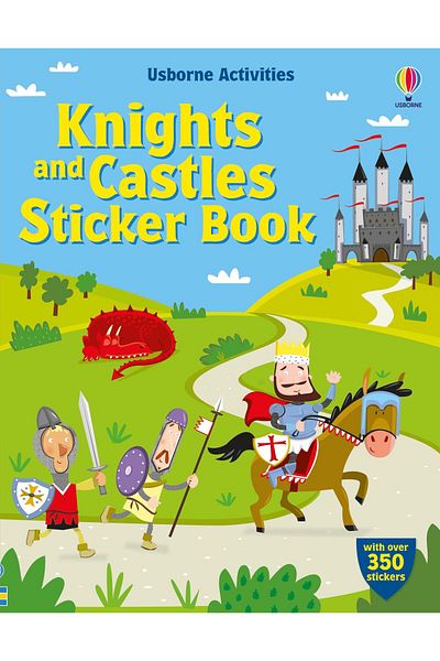 Usborne Children's book, Usborne, Knights and Castles Sticker Book, 5+ years