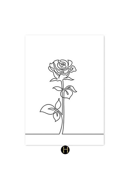 Generic BPA Nordic Minimalist Line Drawing Sexy Woman Body Nude Posters And Prints Wall Canvas Art Painting