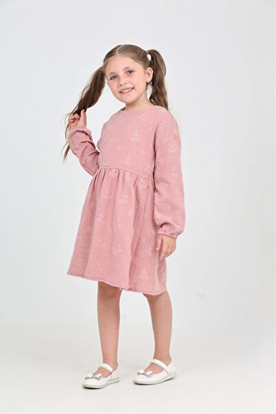 Toontoy Φόρεμα με κέντημα λουλουδιών για κορίτσια