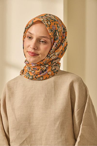 Silk Home Mine Pattern Soft Cotton Scarf