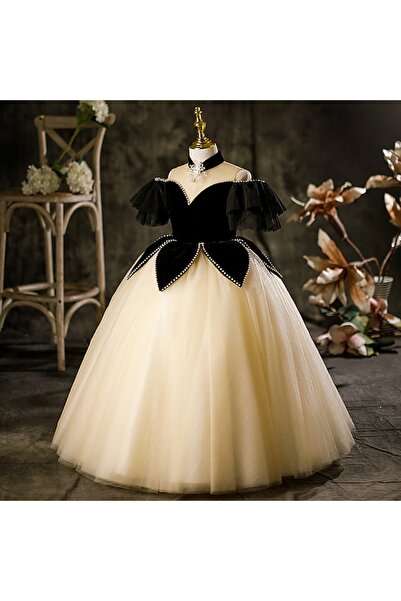 OEM Rochie de miercuri pentru fete cu perle, pentru 4-5 ani, mărimea 98-110 cm