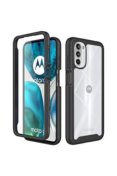 OEM Carcasă pentru Motorola Moto G52/Moto G82 5G + Folie, Policarbonat, Negru