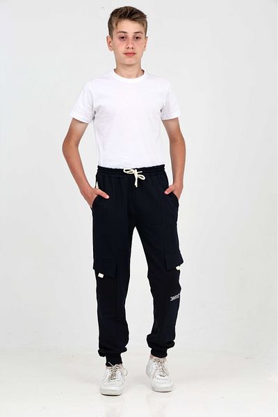 Toontoy Boy's Cargo Pocket Tracksuit Bottom