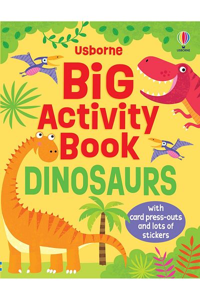 Usborne Children's book, Usborne, Big Activity Book Dinosaurs, 4+ years