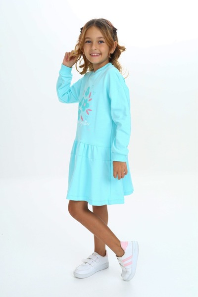 Toontoy Κοριτσίστικο φόρεμα με στάμπα