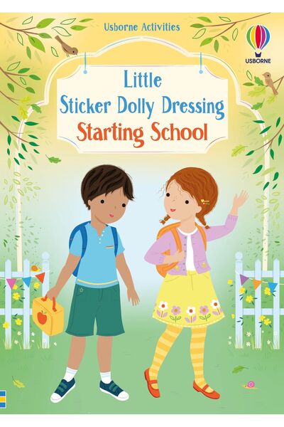 Usborne Children's book, Usborne, Little Sticker Dolly Dressing Starting School, 4+ years
