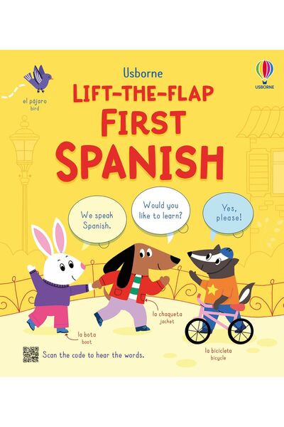 Usborne Children's book, Usborne, Lift-the-flap First Spanish, 4+ years
