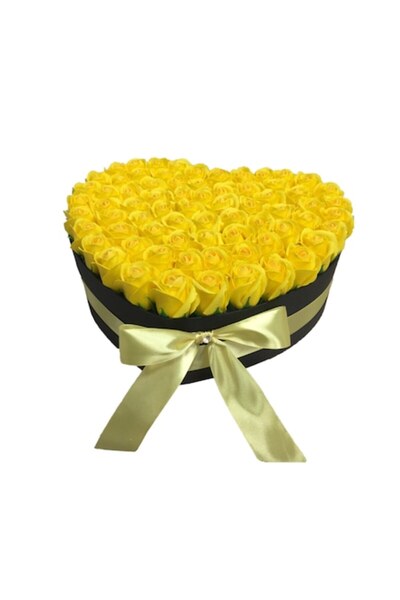 OEM Cutie cu Trandafiri, Galben, 53 de Trandafiri