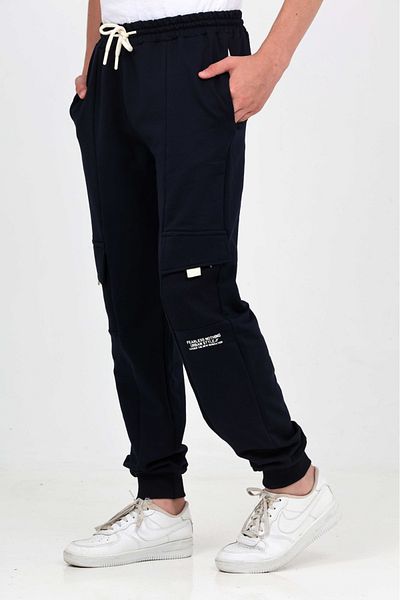 Toontoy Boy's Cargo Pocket Tracksuit Bottom