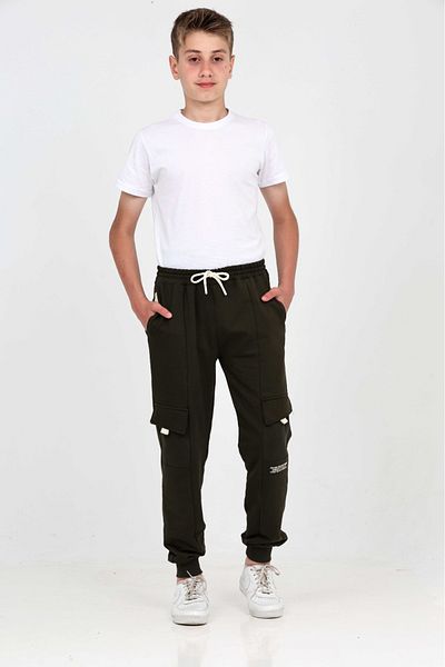 Toontoy Boy's Cargo Pocket Tracksuit Bottom