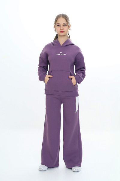 Toontoy Girl's Hooded Tracksuit Set