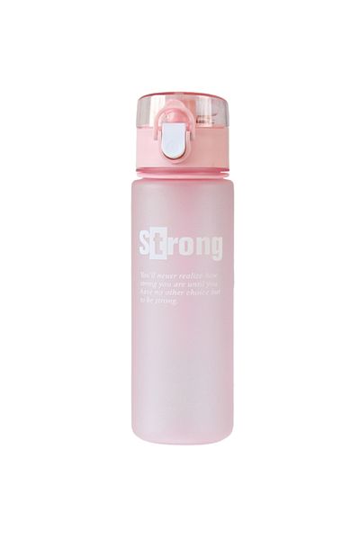 esabela Pastel Water Bottle for Kids, Leakproof, Minimalist, Quote, Bottle for School