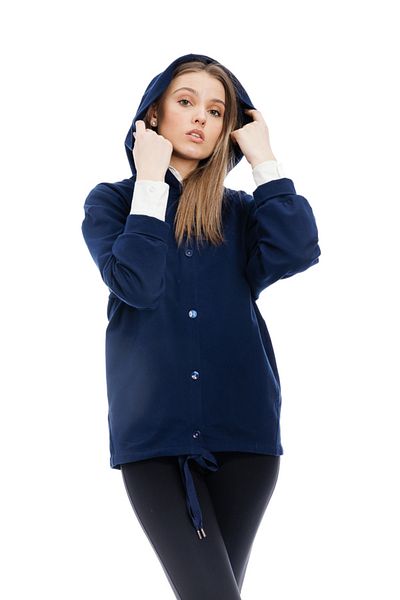RVL Navy blue cardigan with hood