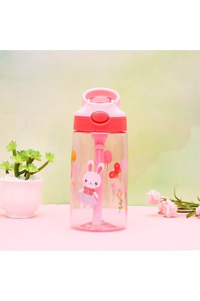 esabela Animal Water Bottle for Kids, 480ml Kids Water Bottle for School, Tritan & PP Water Bottle for Kids