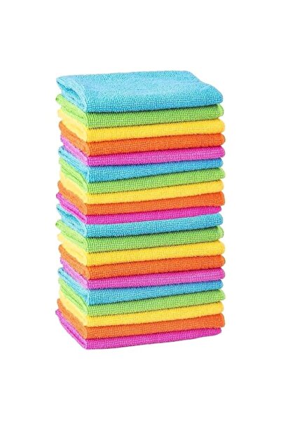 Generic ١٠ قطع من مناديل تنظيف من الألياف الدقيقة، خالية من الوبر والخطوط | م...