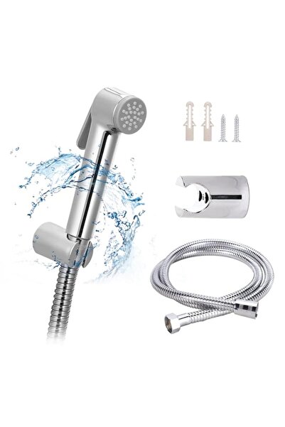 Generic مجموعة شطاف دش محمولة من YMUHGS، بخاخ بيديه، مع خرطوم كروم من الفولاذ...